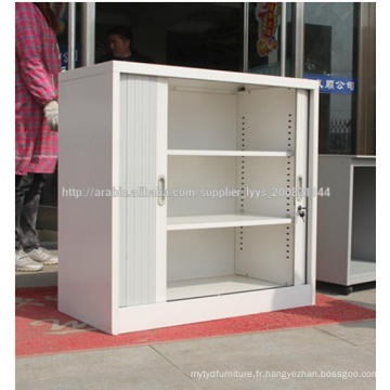 Armoire de rangement moderne en métal blanc pour femme